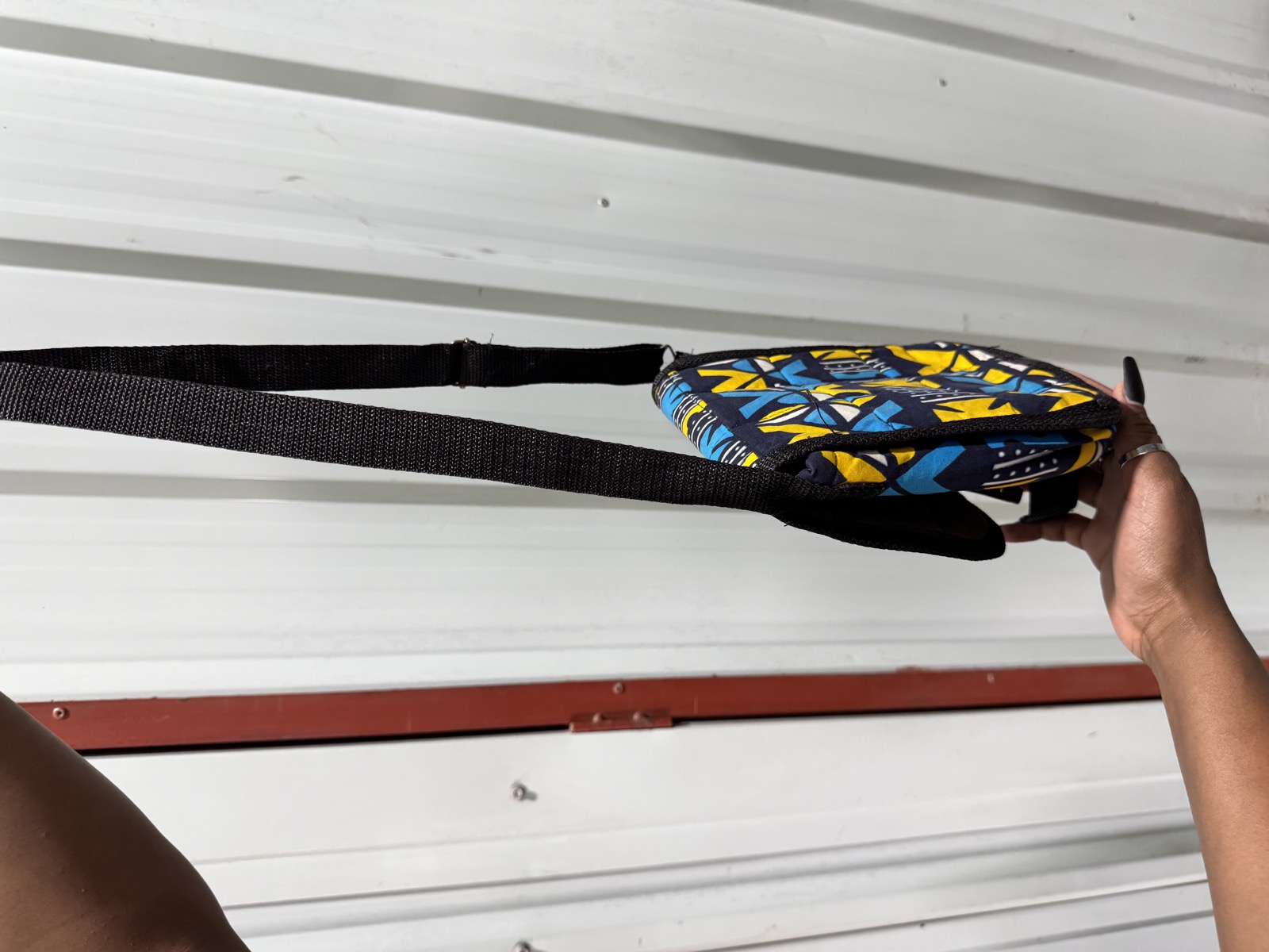 Ankara Print Crossbody Bag — image 2