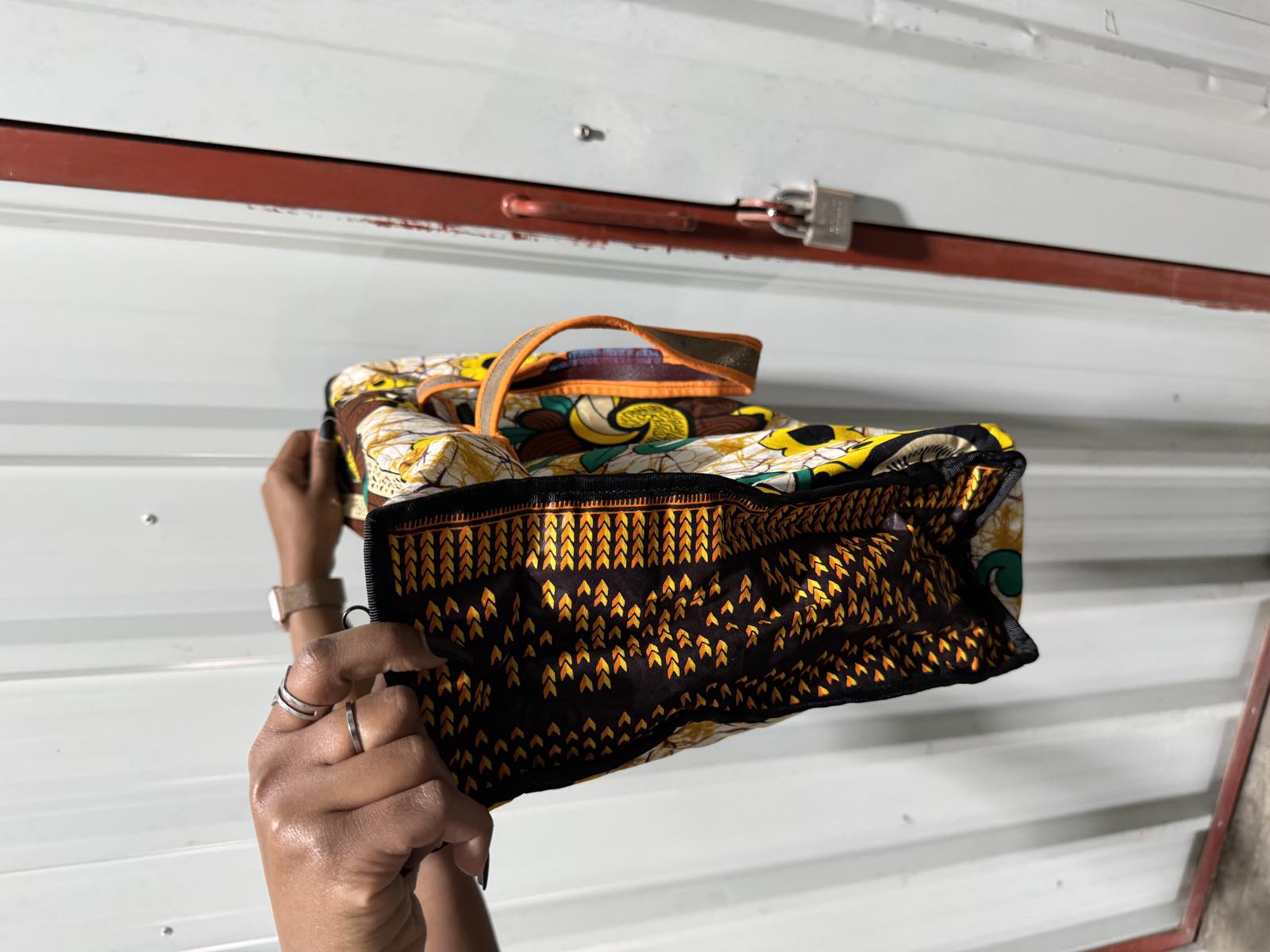 Ankara Print Tote Bag — image 3