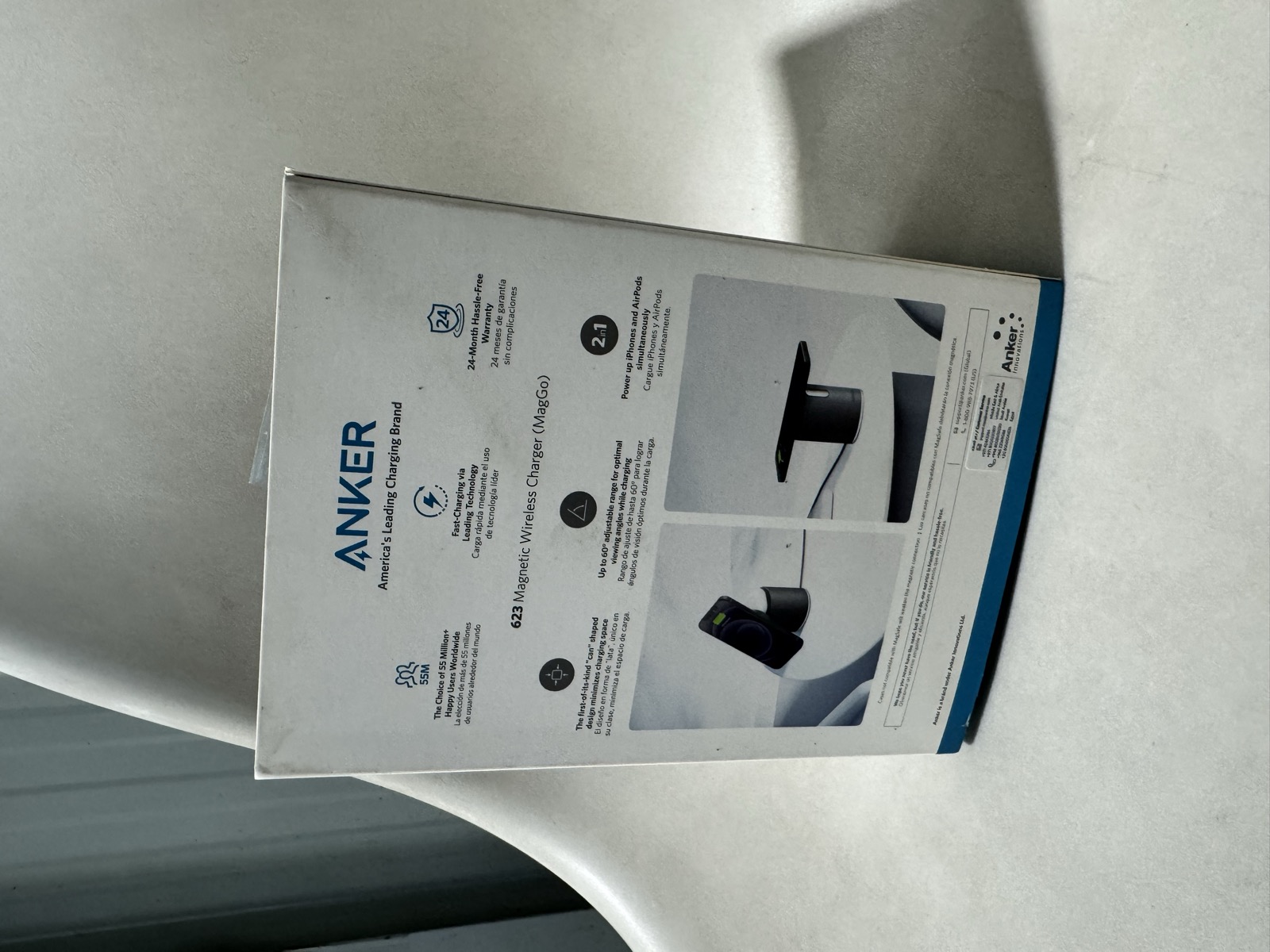 Anker 623 Magnetic Wireless Charger (MagGo) — image 3