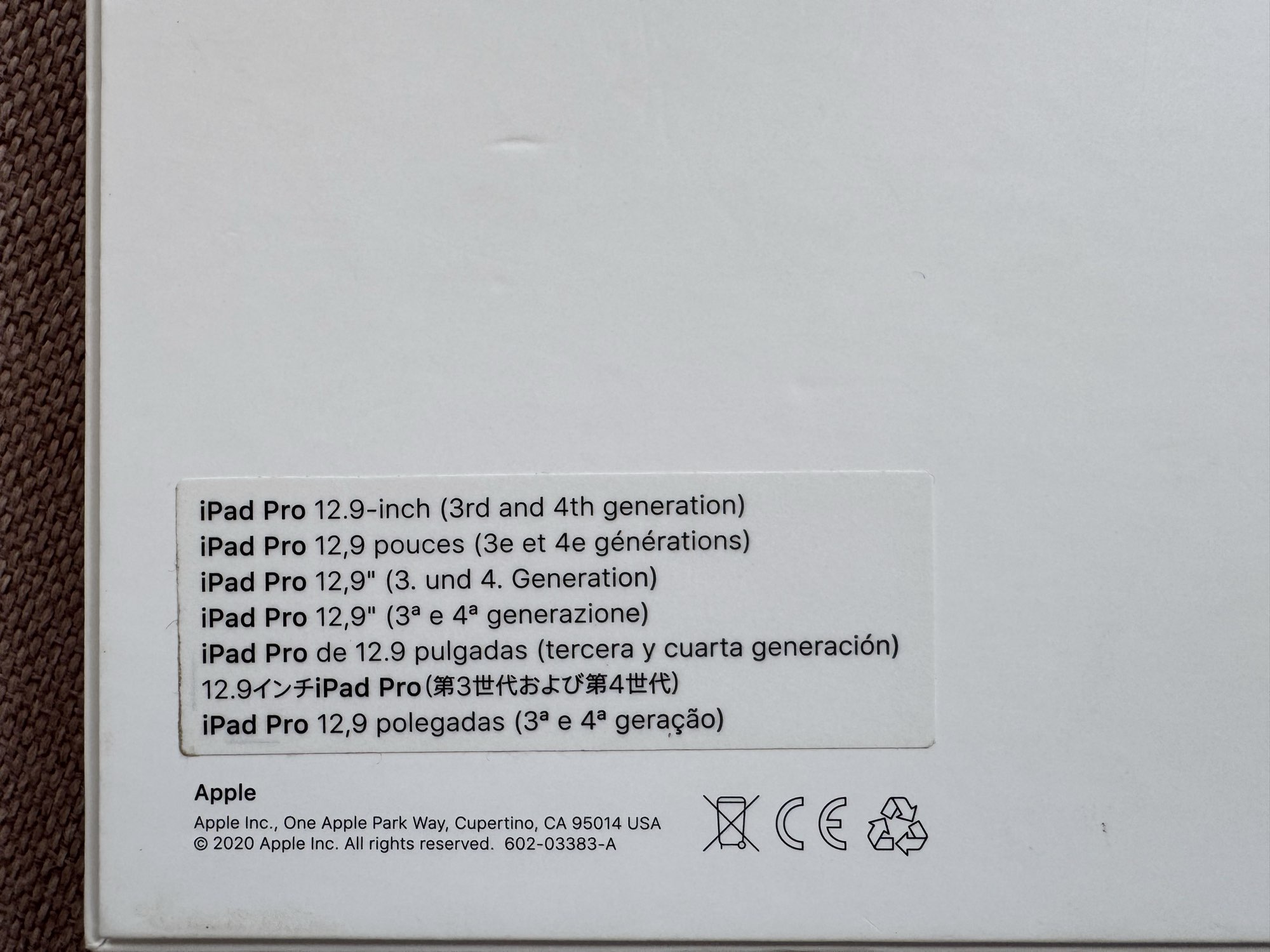 Apple Smart Keyboard Folio for iPad Pro 12.9" (3rd & 4th Gen) — image 3