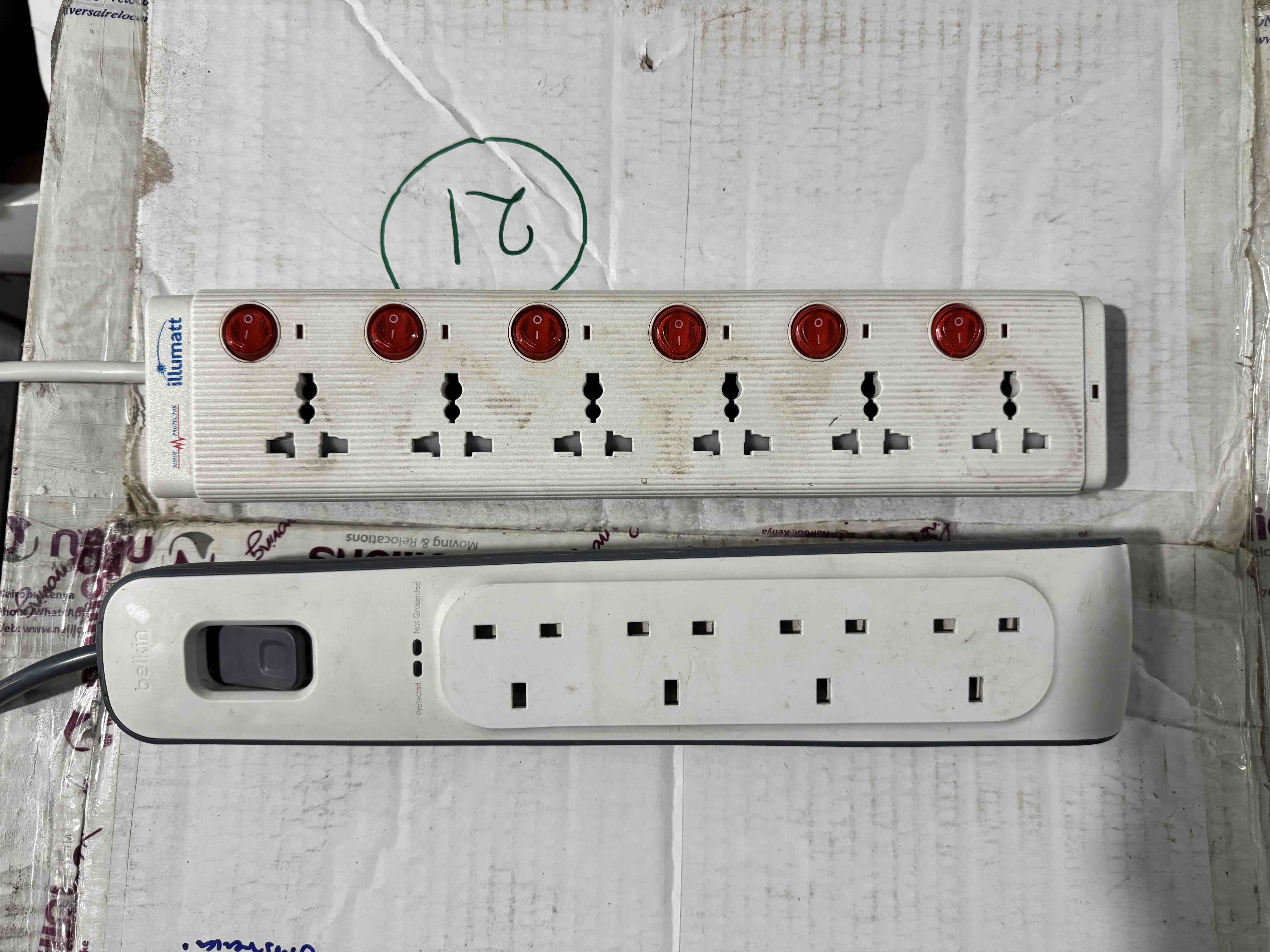 Belkin and Illumatt Power Extensions — image 1