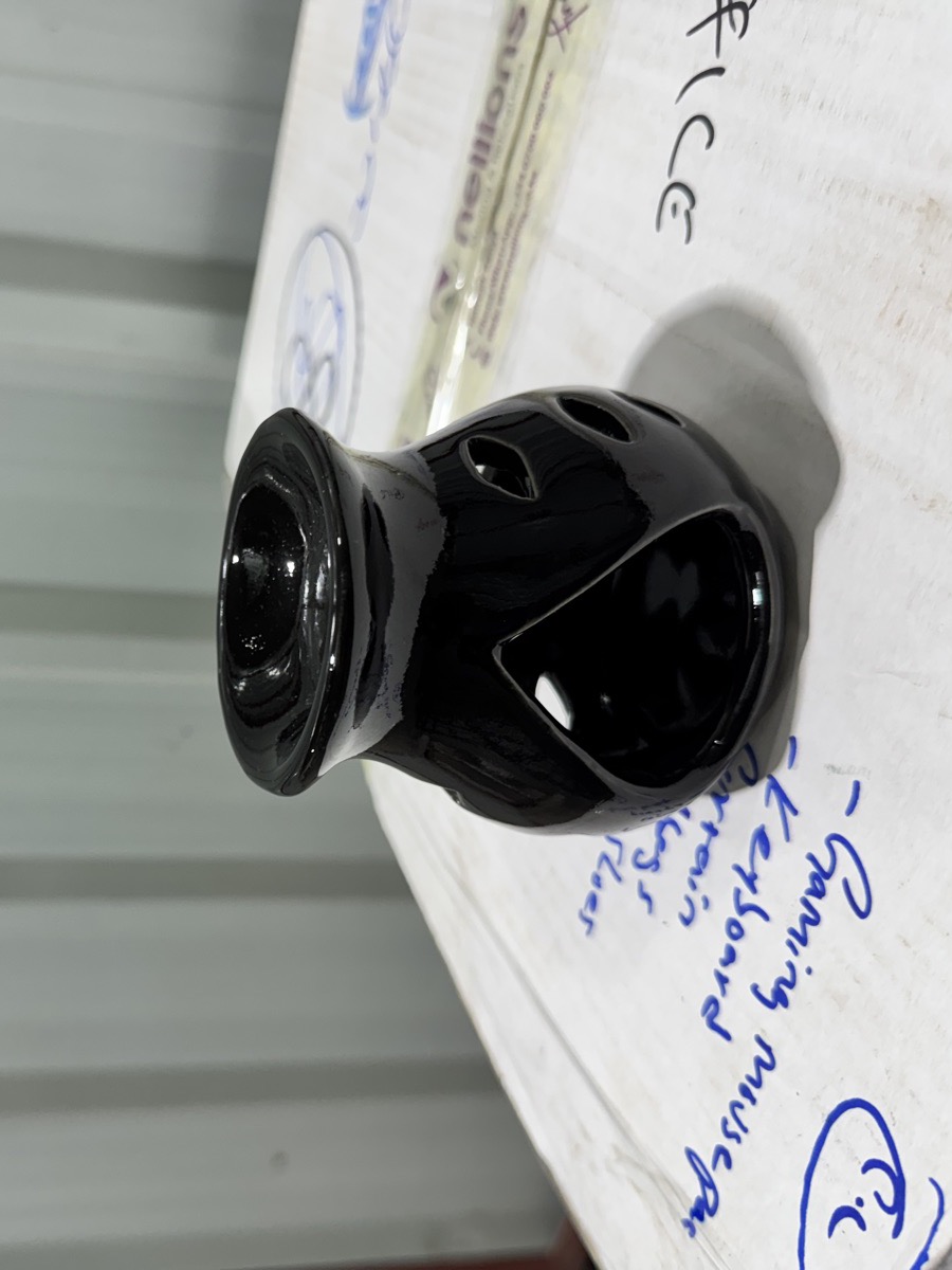Black Ceramic Oil Burner