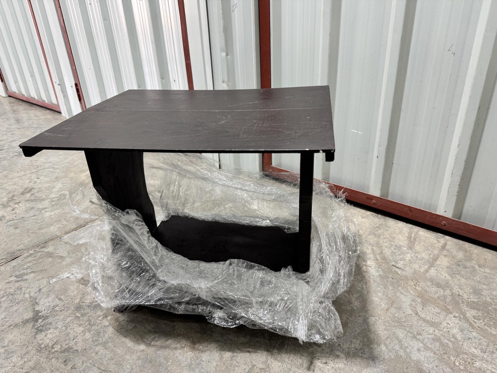 Black Wood Side Table
