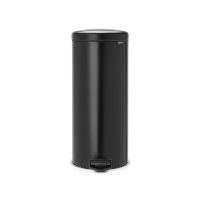 Brabantia NewIcon Pedal Bin 30L — Matte Black