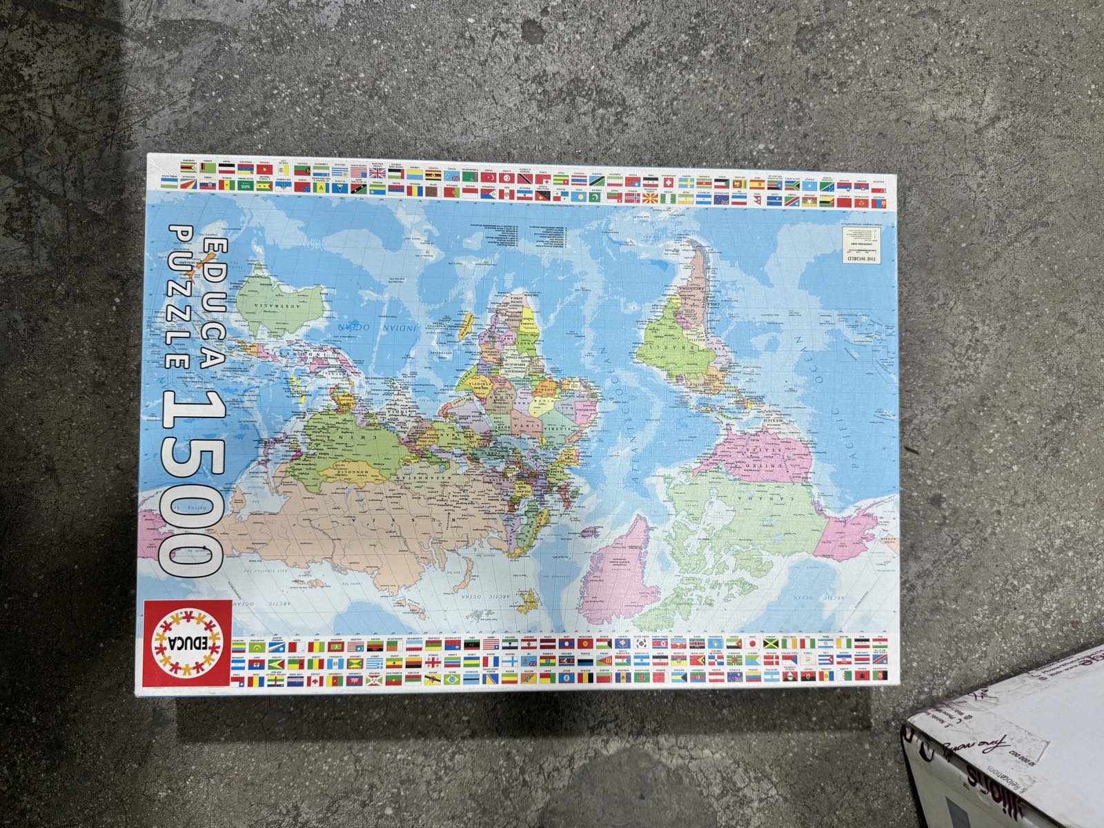Educa World Map 1500-Piece Puzzle — image 1