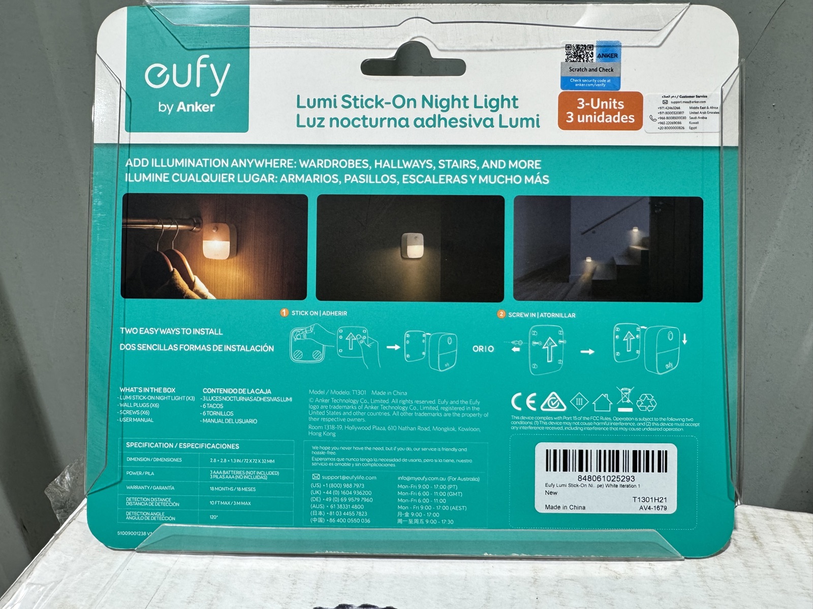 eufy by Anker Lumi Stick-On Night Light — image 2