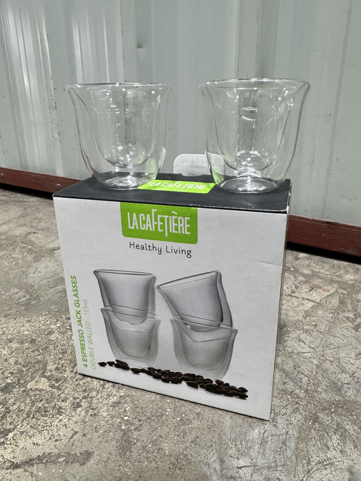 La Cafetière Double-Walled Espresso Glasses (×2)