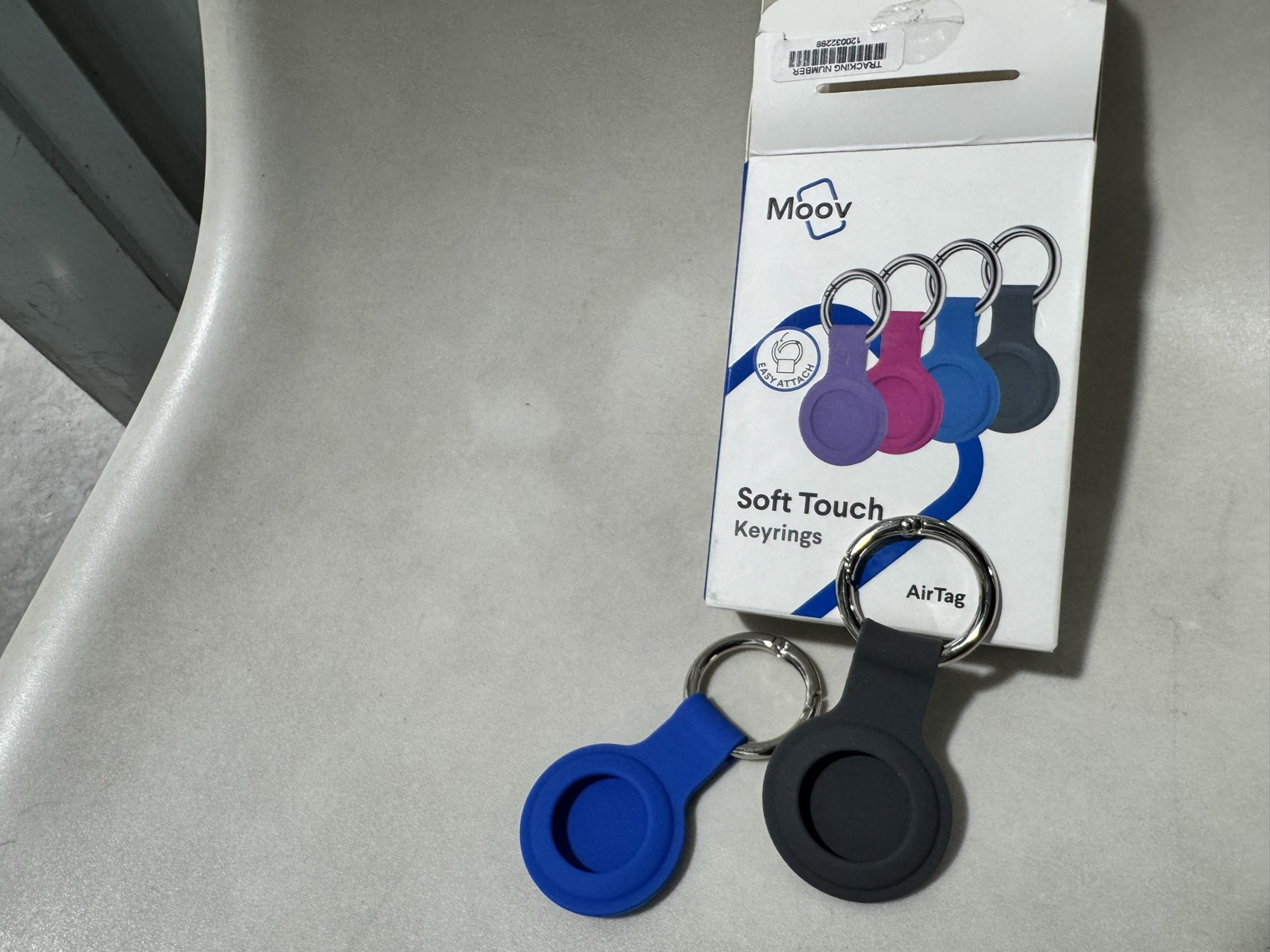 Moov Soft Touch AirTag Keyring — image 2