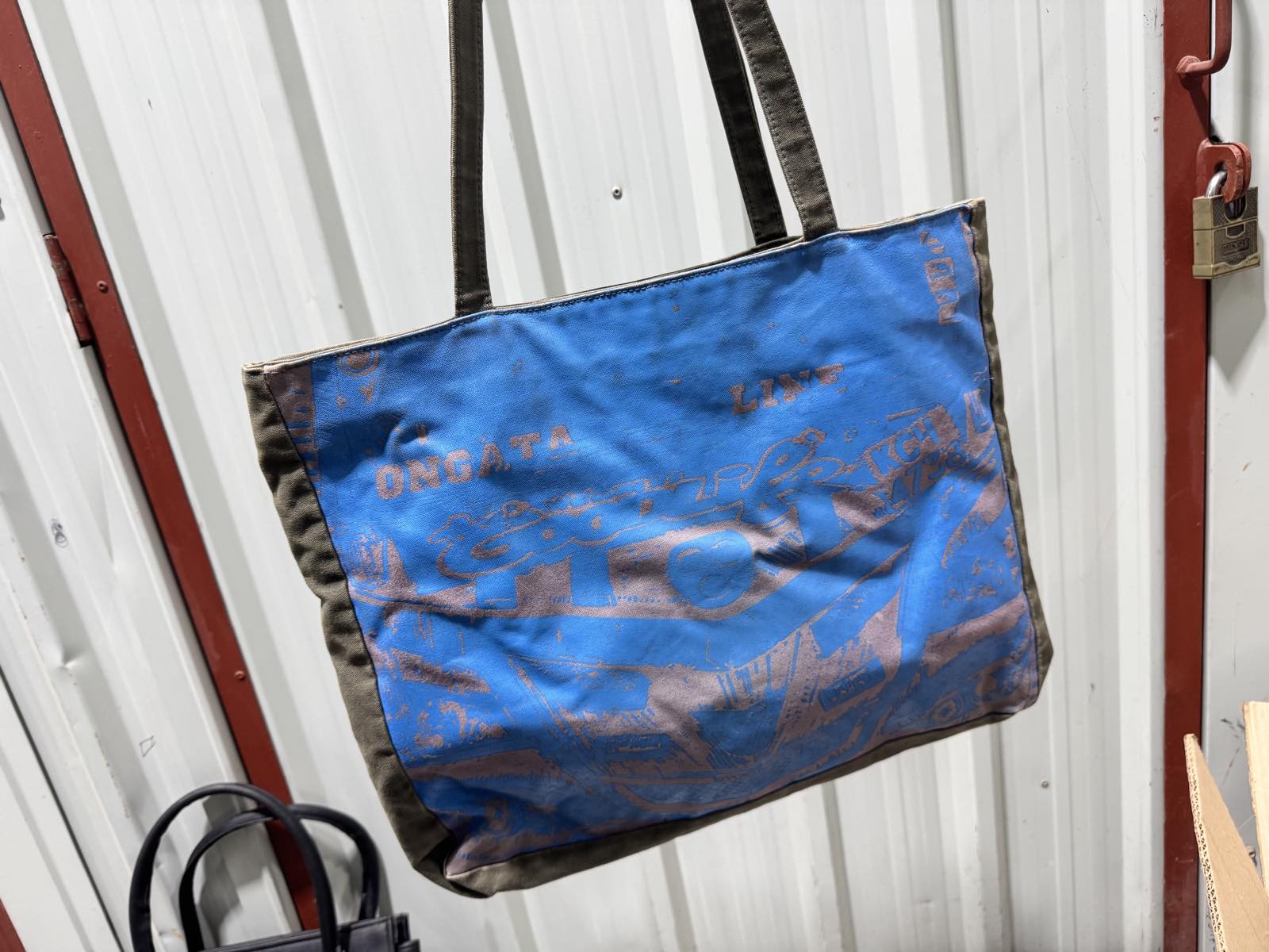 Ongata Line Matatu Print Canvas Tote Bag — image 3