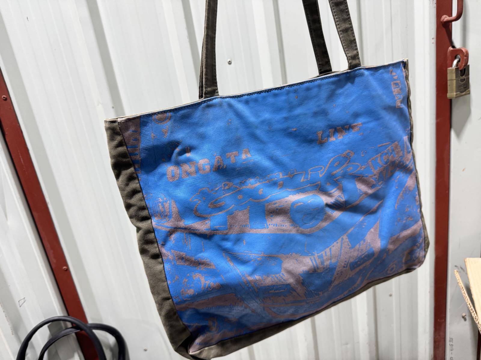 Ongata Line Matatu Print Canvas Tote Bag — image 4
