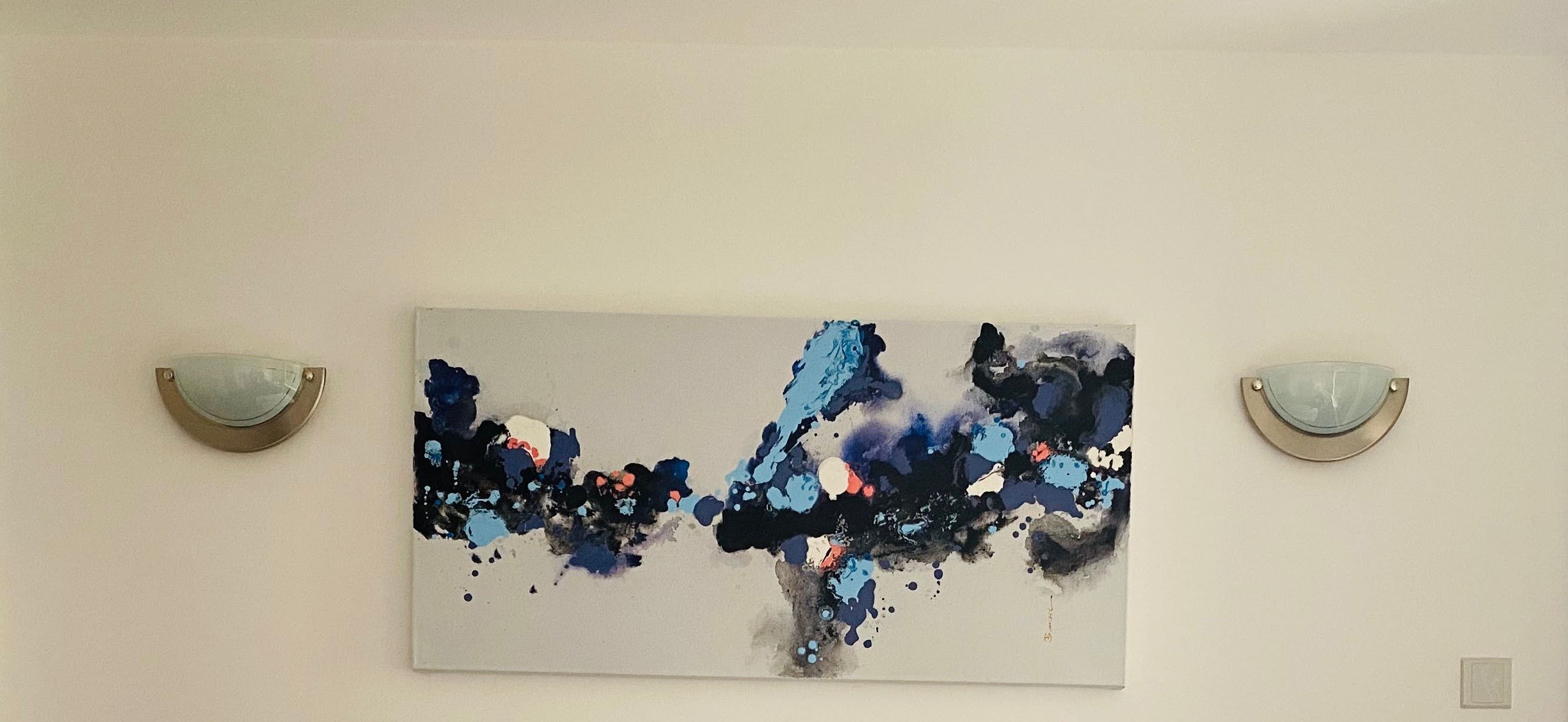 Painting — Blue & White — image 2
