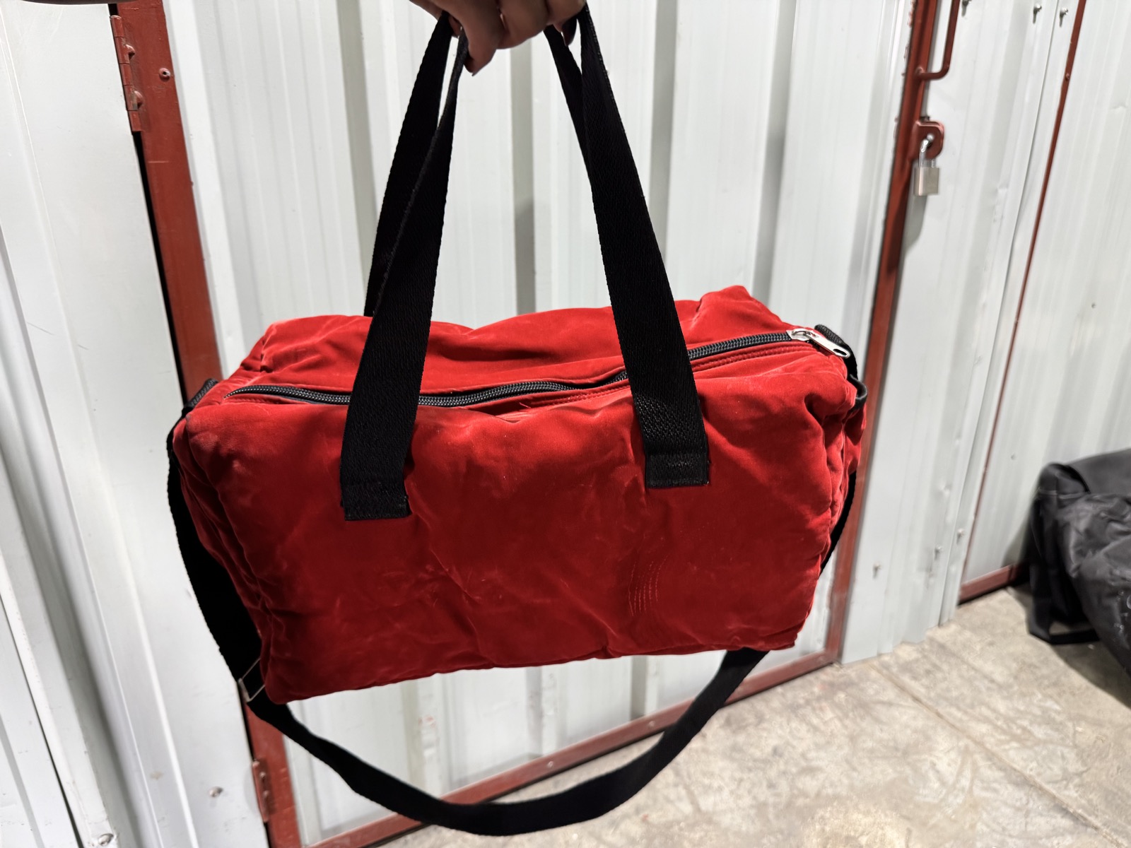 Red Urban Phunk Duffel Bag