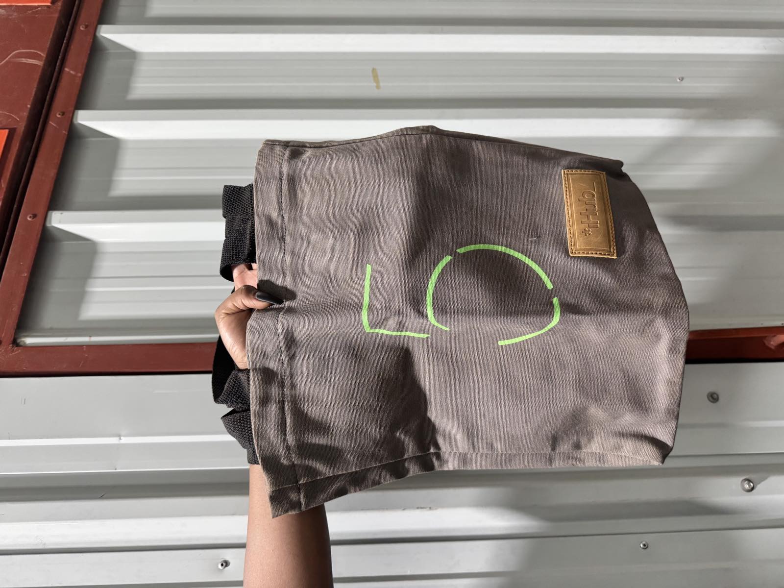 Sandstorm Grey Canvas Tote Bag — image 1