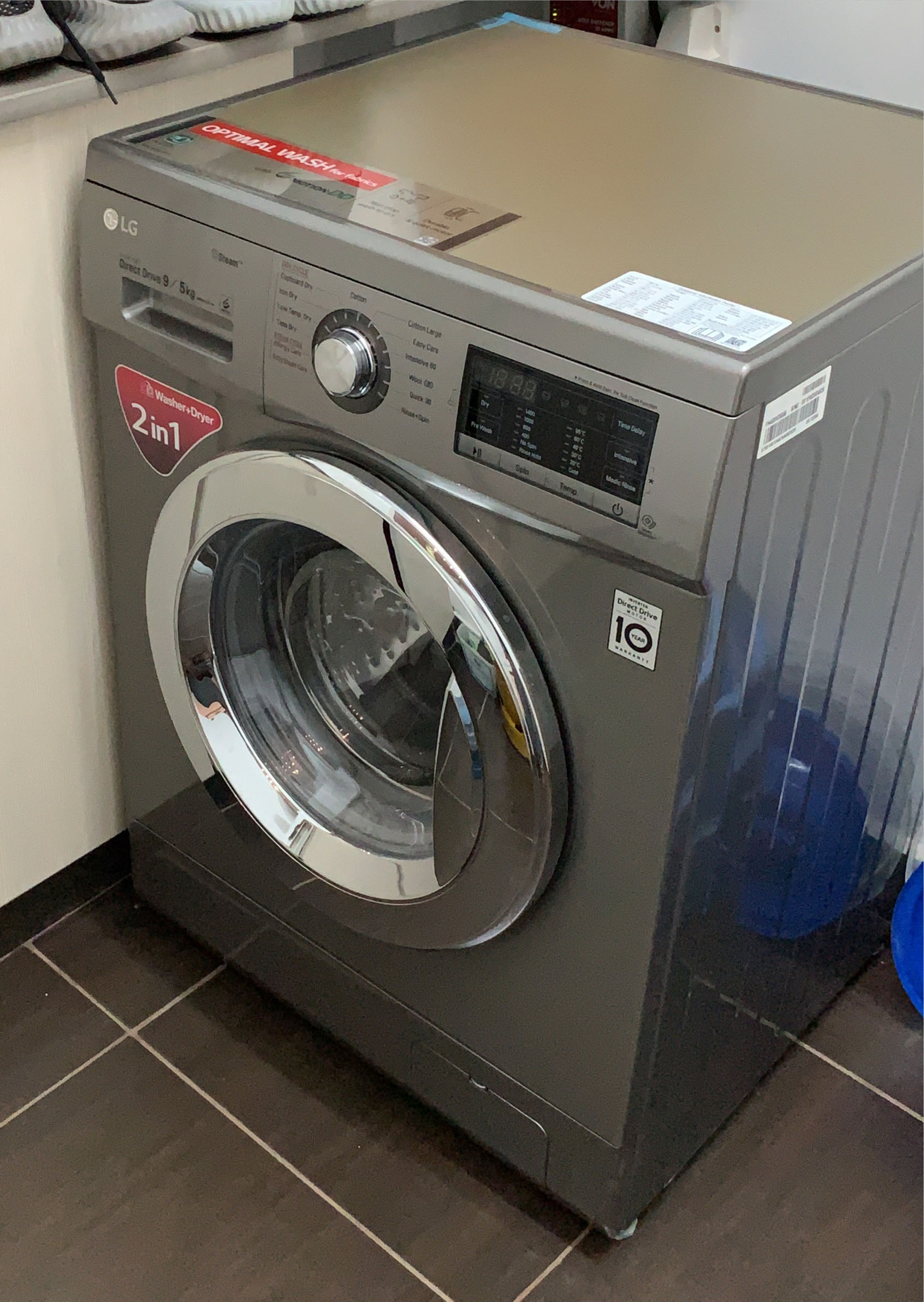 LG Washer & Dryer 9/5 kg (FH4G6VDGG6)